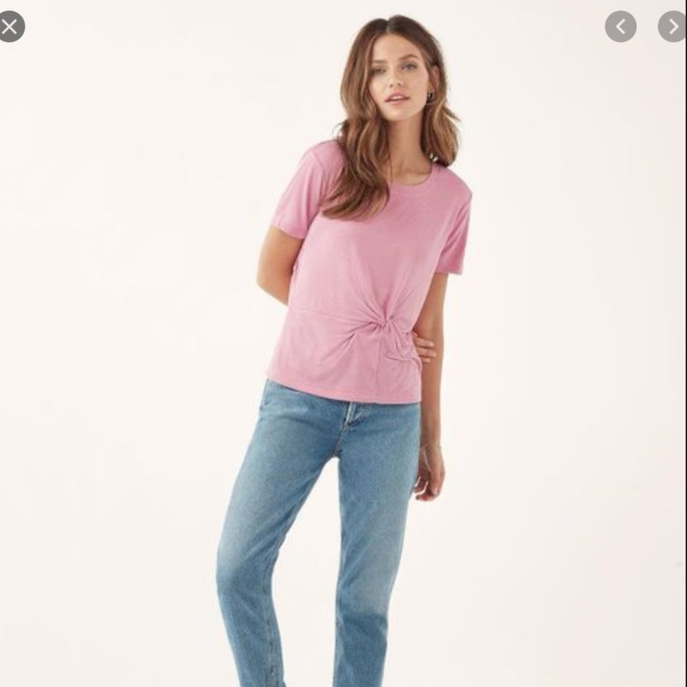 Splendid - Rib Sandwash Knot Tee